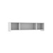 PL2044OH 71" WALL MOUNT OPEN HUTCH- WHITE