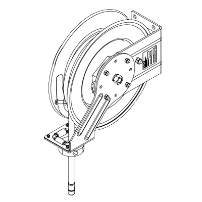 T&S Brass 5HR-342-GH Hose Reel 50' X 1/2"