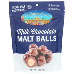 MILK CHOCOLATE MALT BALLS | 12/7 OZ