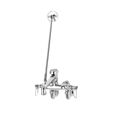 T&S Brass B-0667-POLM Service Sink Faucet 2-1/4" to 8-1/4" Adjustable Centers