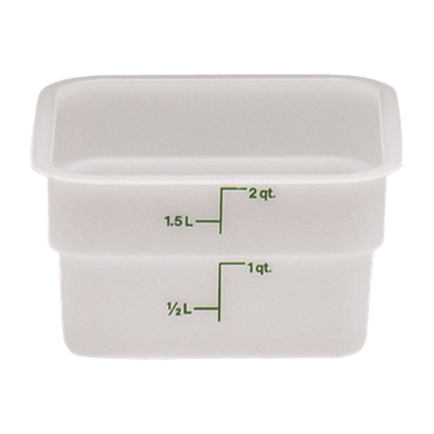 Cambro Poly 2 qt. CamSquare Containers