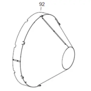 Veloci Heater Replacement Intermediate cone