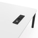 82335 KONFURB KONNECT POWER LAMINATE TABLE - Square, White