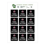 Laundry Bag ID Heat Press Label Sheets