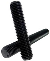 1" - 14 X 36" FULLY THREADED STRAIGHT ROD SAE J429 GR 8 PLAIN