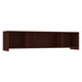 PL2044OH 71"W WALL MOUNT OPEN HUTCH- Mahogany
