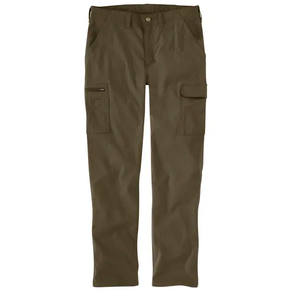 CARHARTT 107329 - Men's Relaxed Fit Tapered Force Ripstop Cargo Pant - Burnished Logs