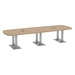 PALAR7638N - 12ft. Arena Conference Table with Brushed Palmer Base
