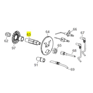 Veloci Heater Replacement Nozzle Support - Blaze 100