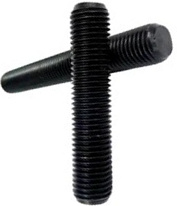 7/16" - 14 X 1" FULLY THREADED STRAIGHT ROD SAE J429 GR 8 PLAIN