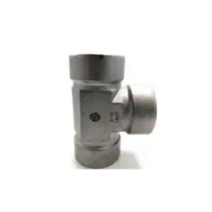 Tee, 1/8 in FNPT x 1/8 in FNPT x 1/8 in FNPT, Stainless Steel