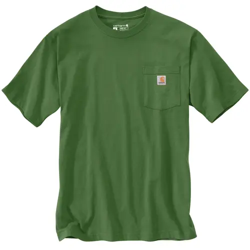 CARHARTT K87 - Workwear Short Sleeve T-Shirt - Harvest Sage Heather