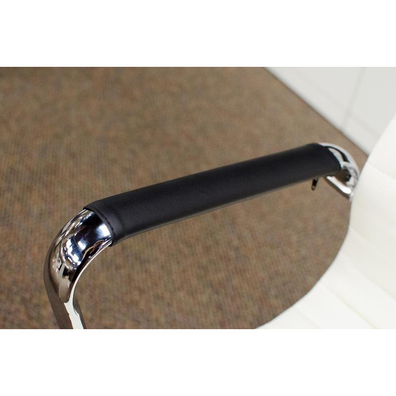 10800AC BLACK LEATHER NOVA ARM CAP-BLACK BL01-PAIR