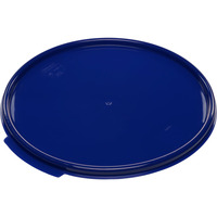 Carlisle 1077360 StorPlus Blue Lid for 12-18-22 qt Round Containers