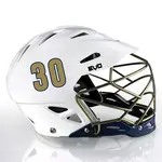 2 Color Custom Font Die Cut Number Decals - Lacrosse