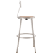 NPS 6230B NPS® 30" Heavy Duty Steel Stool with Backrest