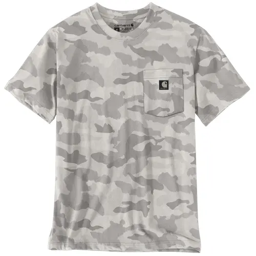 CARHARTT 107298 - Irvine Relaxed Camo T-Shirt - Fossil Tan Camo