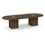 10' Classic Racetrack Conference Table with Cube Base - Modern Walnut