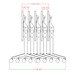PTLF-60 60" FLIP TOP BASE - White