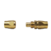 Polyurethane Brass Hose Splicer (3/8 Barb, 3/8" Barb) Blister Packed