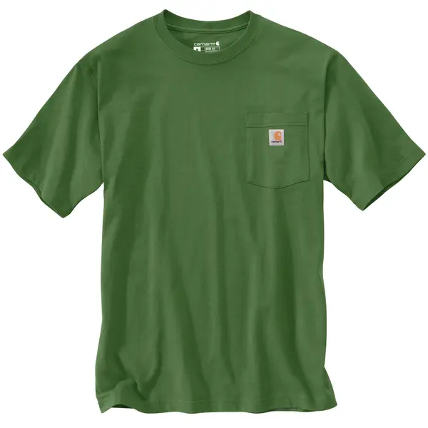CARHARTT K87 - Workwear Short Sleeve T-Shirt - Harvest Sage Heather