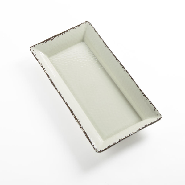 Antique White Melamine Platters