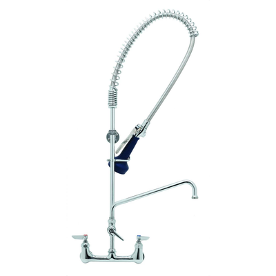 T&S Brass B-0133-14CRB8SK Easyinstall Pre-Rinse Unit 8" Wall Mount