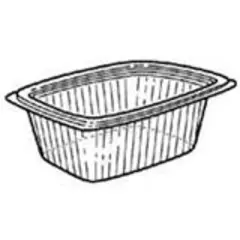CI8-5064 9 X 7.4" 64 OZ CLEAR DELI CONTAINER, 252/CS