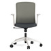 5621 FORTIS SWIVEL CHAIR- White and Gray