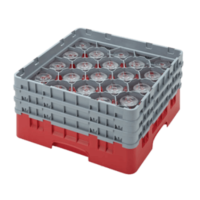 Cambro 20S638151 Camrack Glass Rack with 3 Extenders