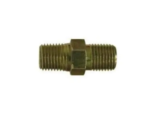 Reducing Hex Pipe Nipple, 1 in MPT x 3/8 in MPT,