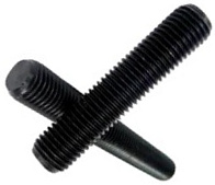 9/16" - 18 X 6" FULLY THREADED STRAIGHT ROD SAE J429 GR 8 PLAIN