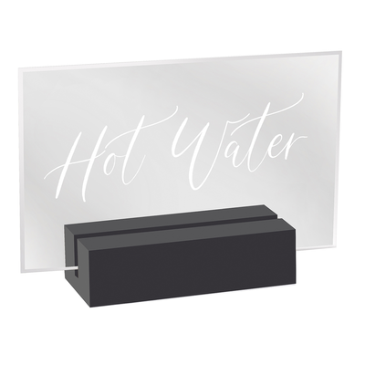 Cal-Mil 22336-3-13 "Hot Water" Sign