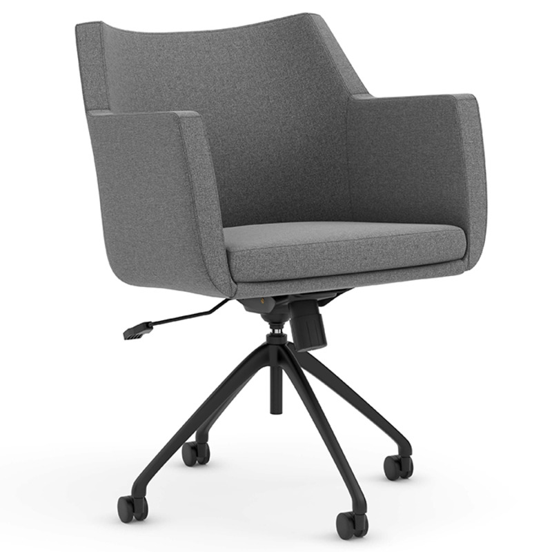 CHK77581GRY4111 - Hady Guest Chair with Tilt Lock Designer Base