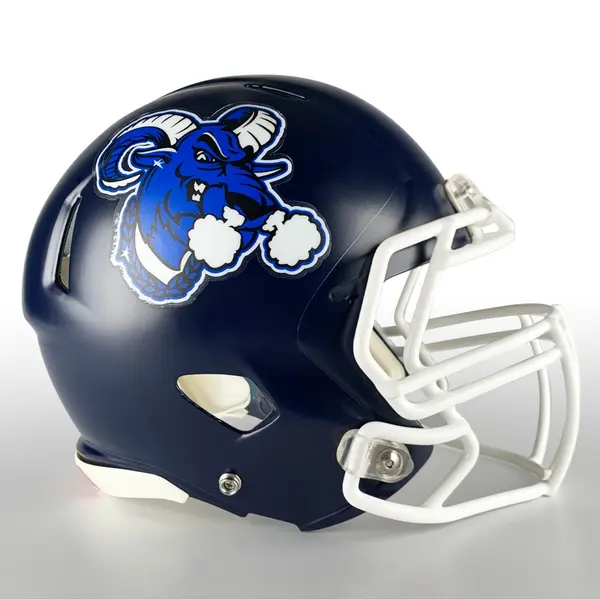 Matte Finish Football Helmet Decals