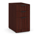 PL166 BOX/BOX/FILE PEDESTAL- MAHOGANY