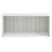 PL111 24"D x 66"W CREDENZA SHELL- Silver Birch