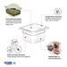 Cambro 64CW135 Camwear Food Pan Plastic