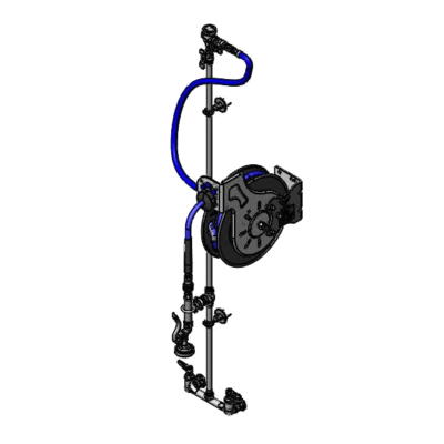 T&S Brass B-1433-01M-QDS Hose Reel System Wall Mount