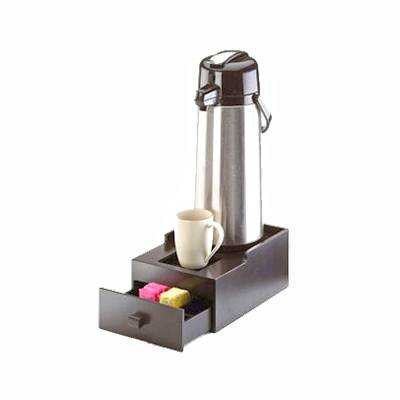 Cal-Mil 1051-1-96 8.25"W x 13.75"D x 6.25"H Midnight Bamboo Airpot Stand