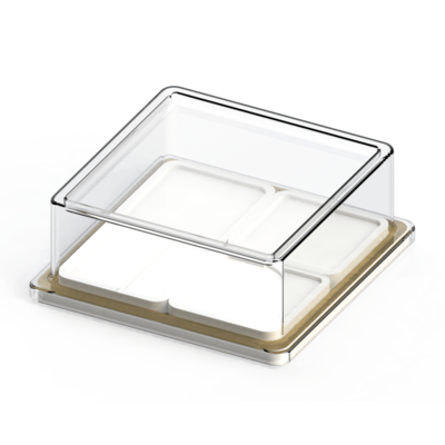 Cal-Mil 22099-CVR 9"W x 9"D x 3"H Cover