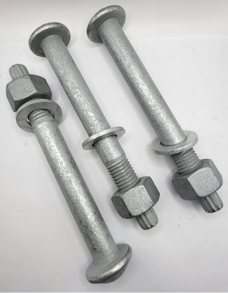 1" - 8 X 8" F3125 A325TC TWIST-OFF ASSEMBLY F1852 TYPE 1 ROUND HEAD BOLT A563 DH HEAVY HEX NUT AND F436 TYPE 1 WASHER MECHANICAL GALVANIZED