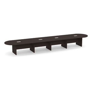 20ft Racetrack, slab base Conference Table: ESPRESSO 