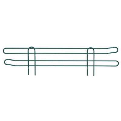 Quantum SL21P Side Ledge, 21"D x 4"H, green epoxy antimicrobial 