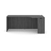PL182R 71" PORKCHOP CREDENZA-RIGHT- COASTAL GRAY