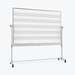 LUXOR MB7248MW 72"W x 48"H Mobile Music Whiteboard