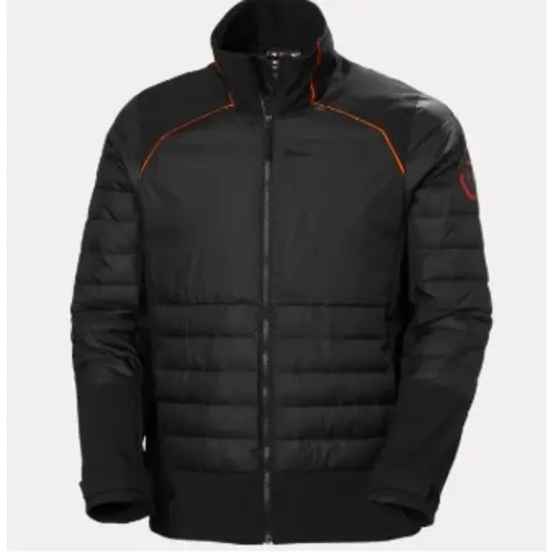 HELLY HANSEN 74142 - Chelsea Evo 2.0 Insulated Softshell Jacket - Black with Orange Highlight