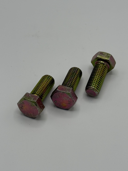M20 - 2.5 X 50MM ISO 4017 FT HEX HEAD CAP SCREW 10.9 ZINC YELLOW