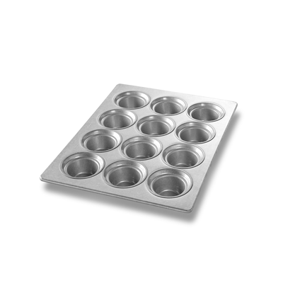 Chicago Metallic 43025 13-1/2" X 17-1/2" Overall Large Crown Muffin Pan