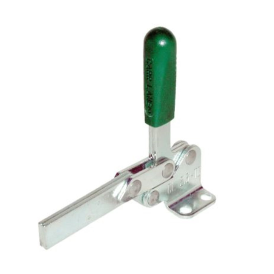 Carr Lane CL-213-TC Vertical Handle Toggle Clamp, Low Solid Arm - Steel (625lbs)